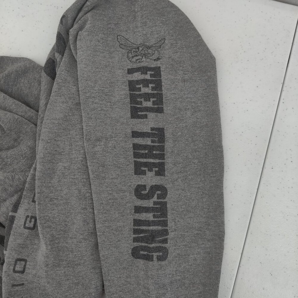 Rio Grande Valley Killer Bees Shirt Mens Small Gray Hockey Long Sleeve Tee Top - Picture 5 of 11
